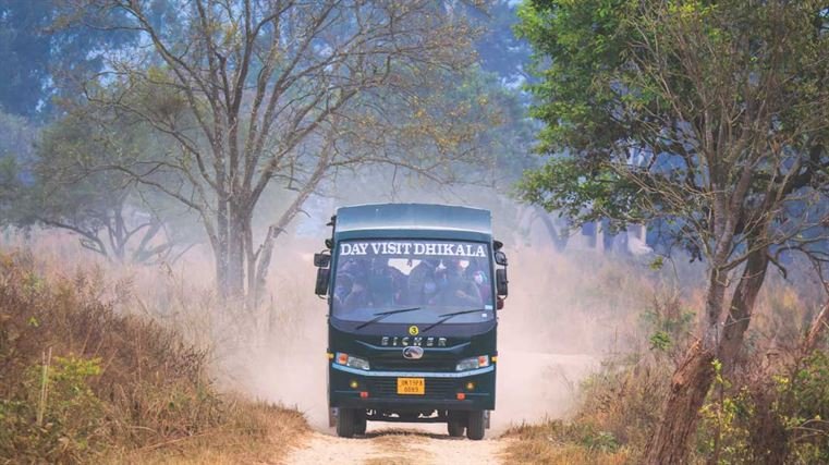 Canter Safari in Dhikala Corbett